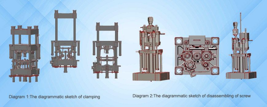 Top Unite hybrid vertical toggle injection machine.